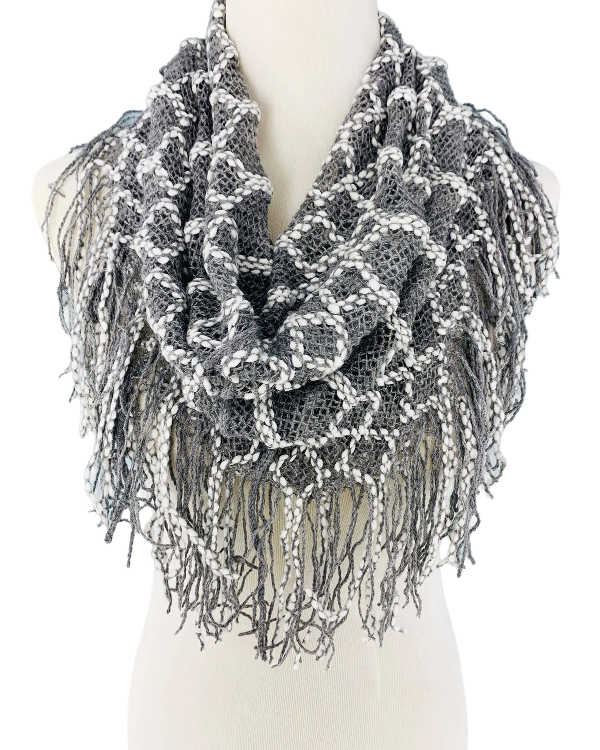 Mini Patterned Tube Infinity Scarf