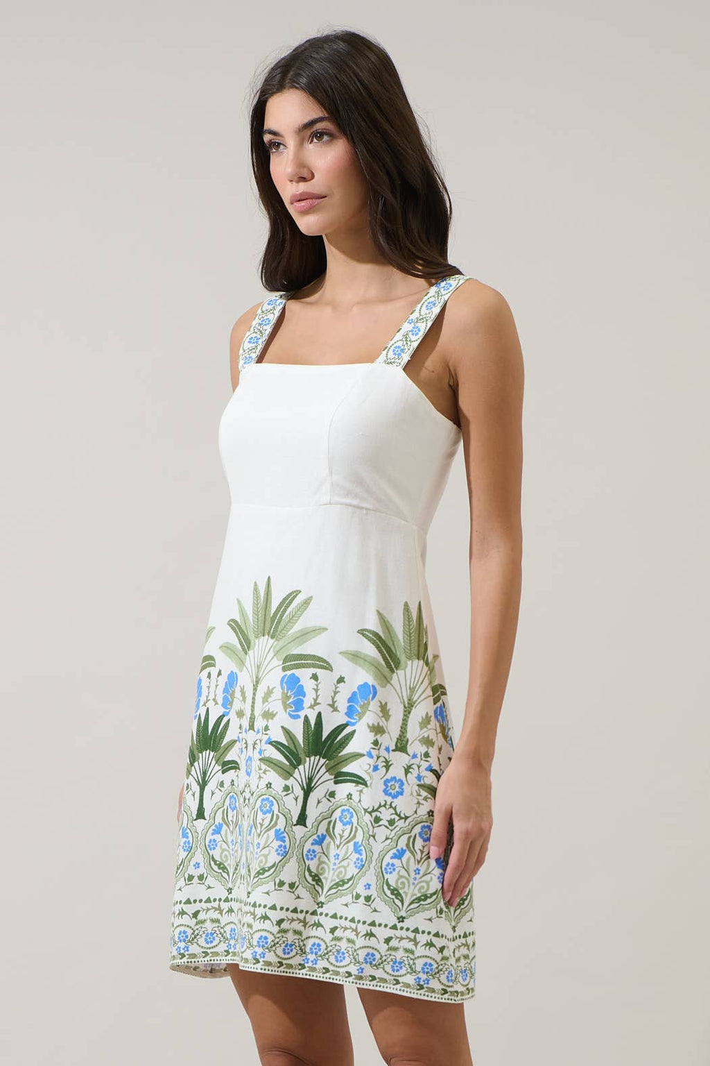 Senara Floral Sally Mini Dress