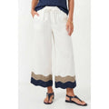 Wavy Colorblock Wide Leg Pants