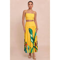 Palm Paradise Pleated Skirt Set