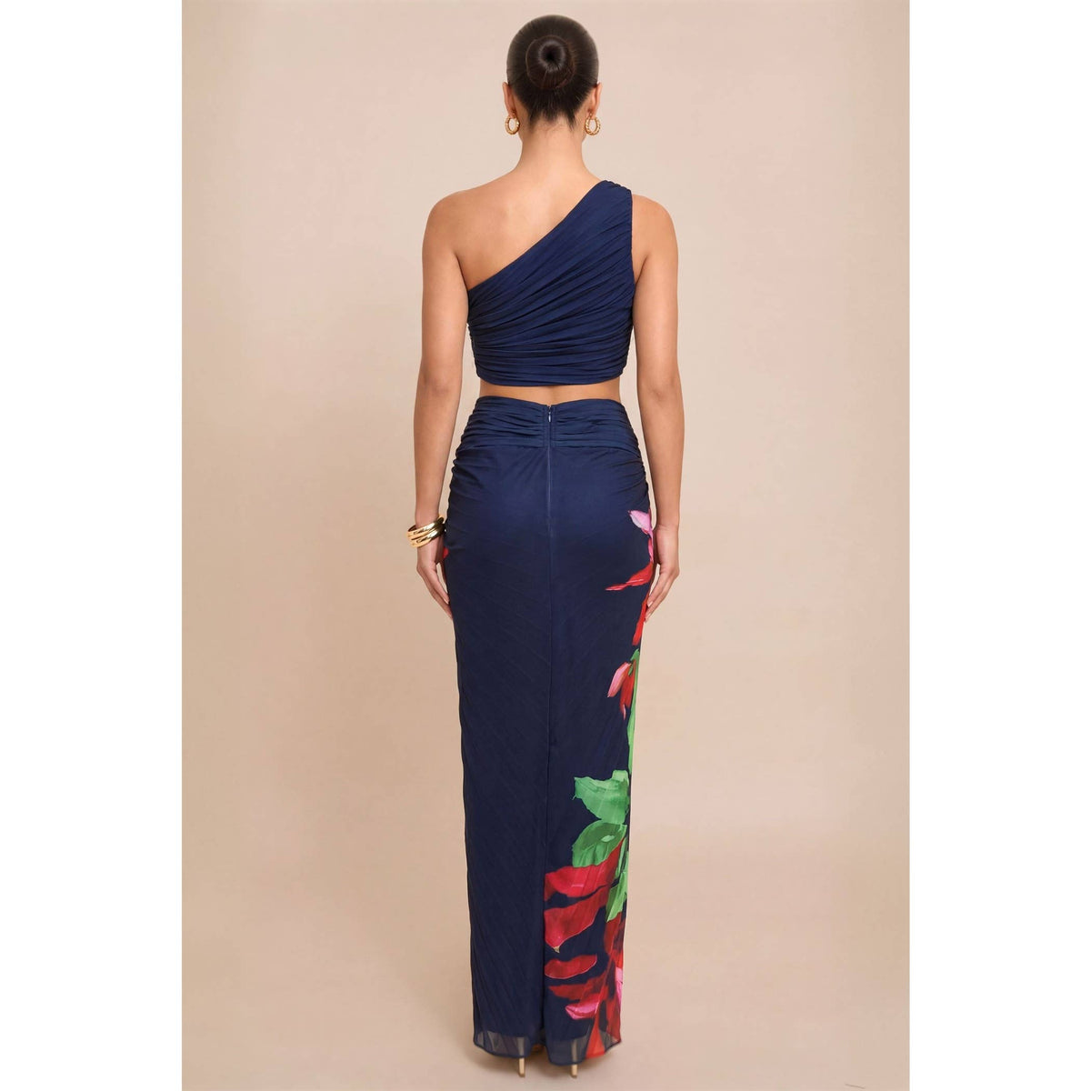 Lily Stream Pleated Skirt Set