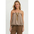 Bubble Hem Tube Top